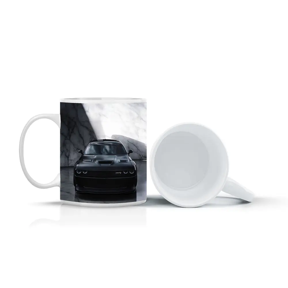 Dodge Challenger SRT Hellcat Black Marble Interior – Mugs