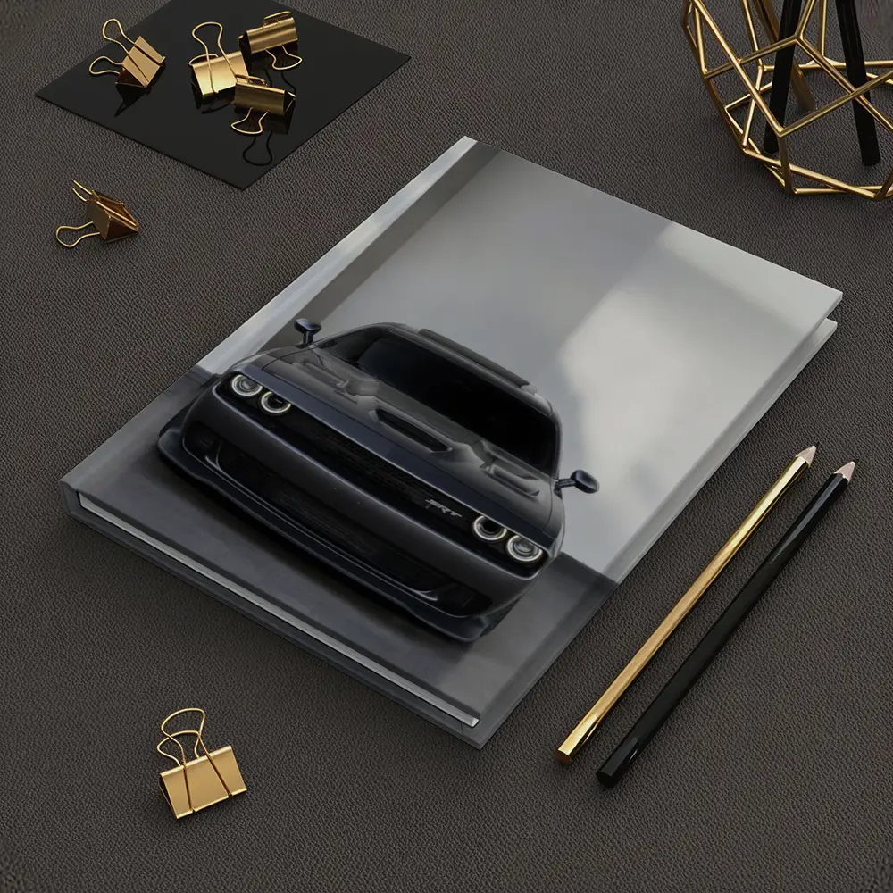 Dodge Challenger SRT Gray Indoor Parking – Notebooks