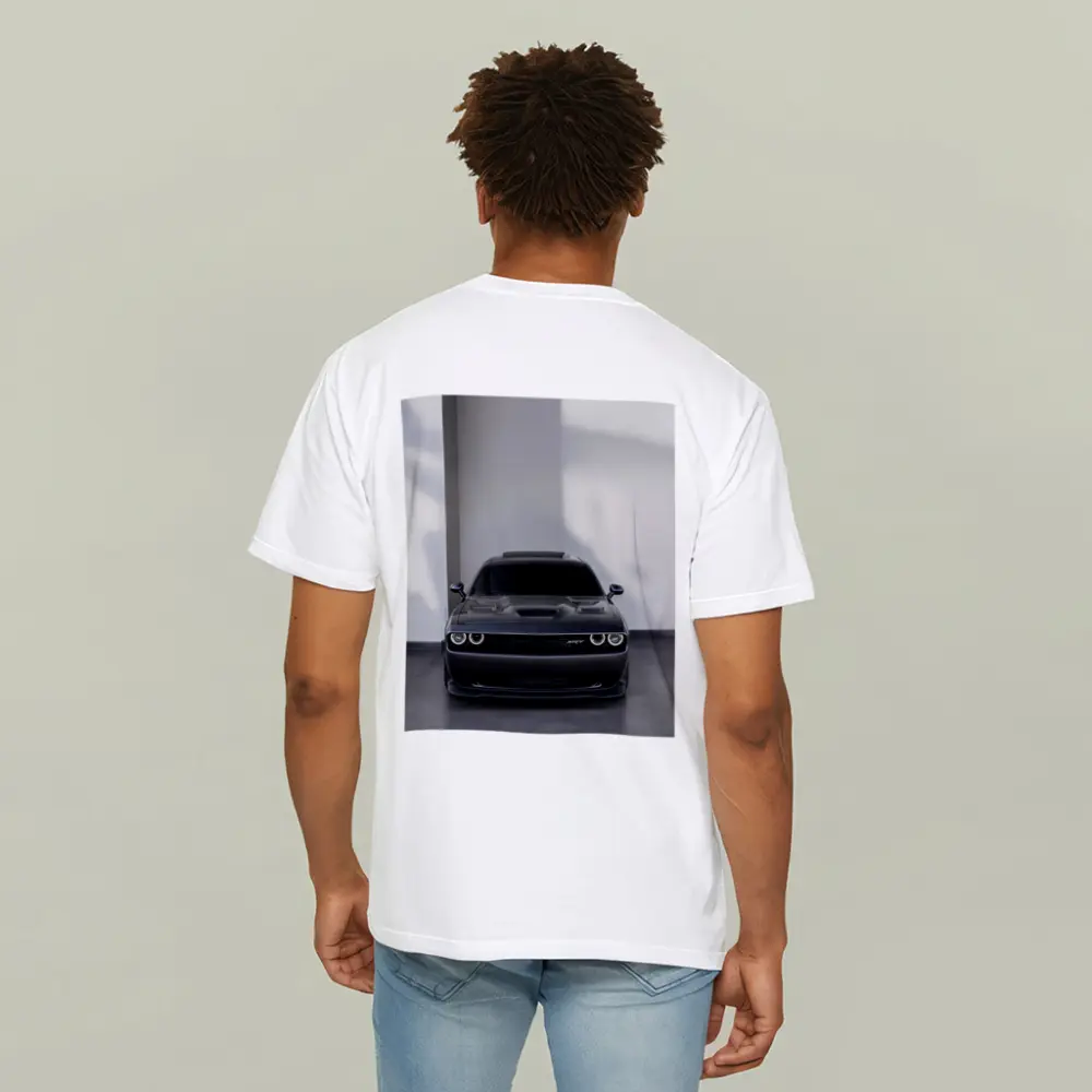 Dodge Challenger SRT Gray Indoor Parking – T-Shirts