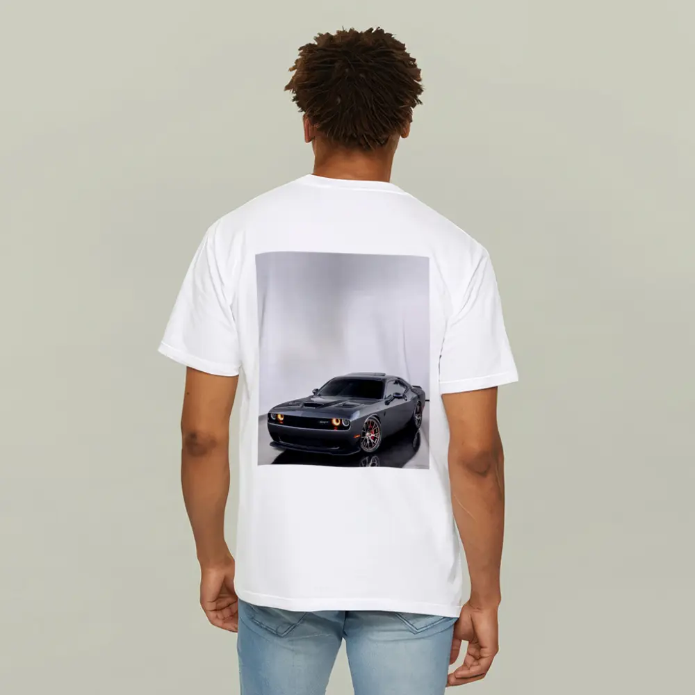 Dodge Challenger SRT Gray Studio Shot – T-Shirts