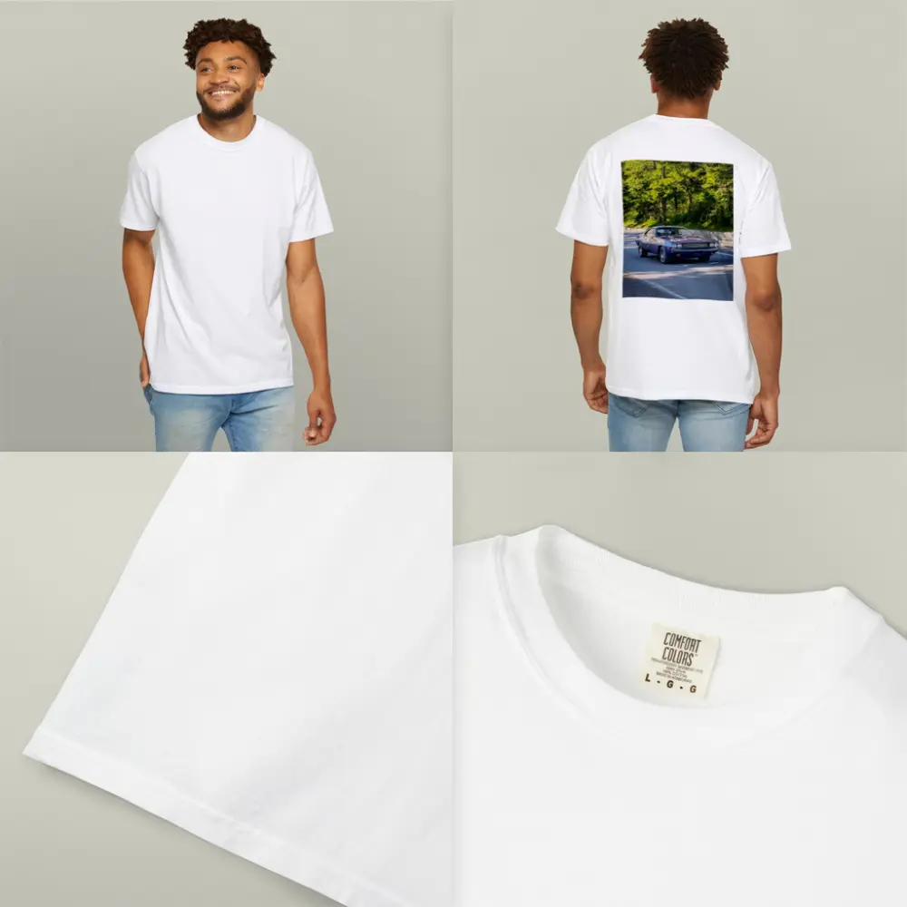 Dodge Challenger Classic Muscle Car Forest Road – T-Shirts