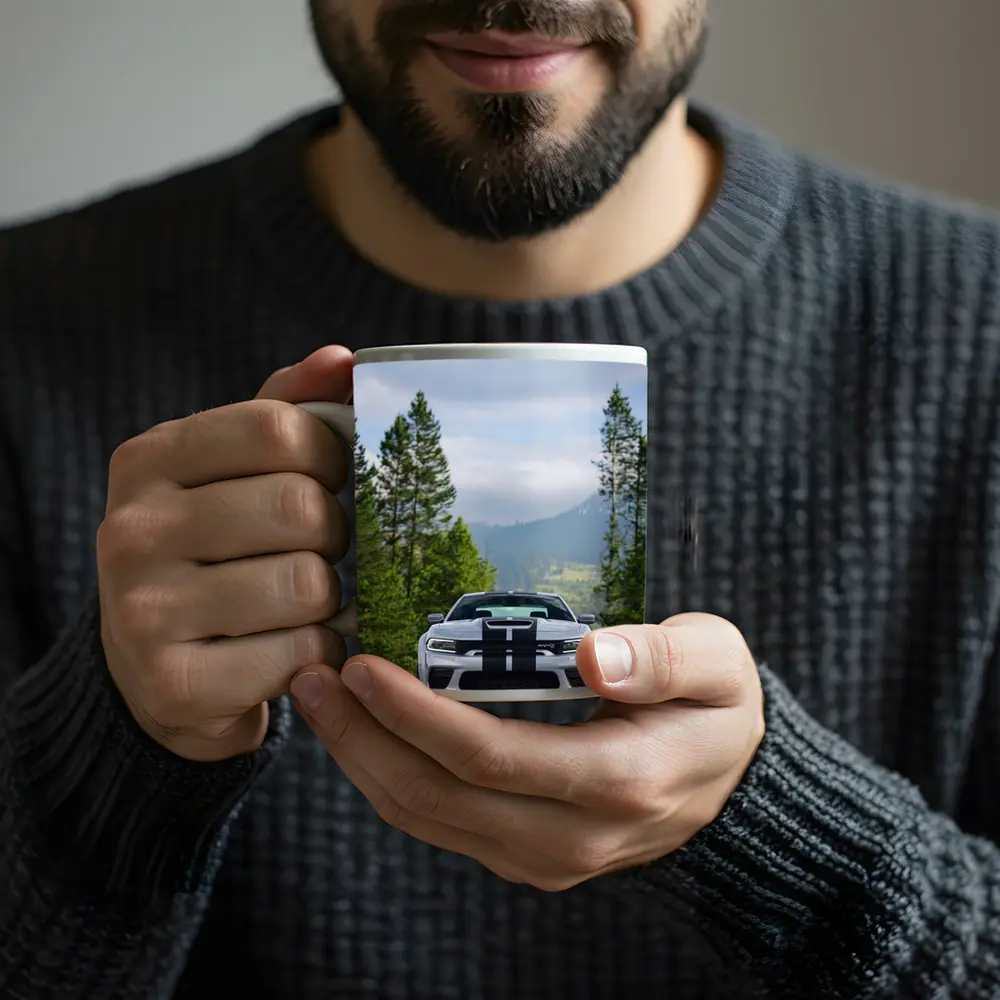 Dodge Charger SRT Forest Mountain Road – Mugs