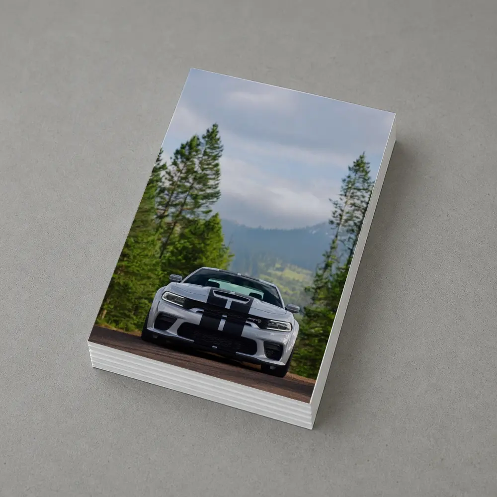 Dodge Charger SRT Forest Mountain Road – Postcards