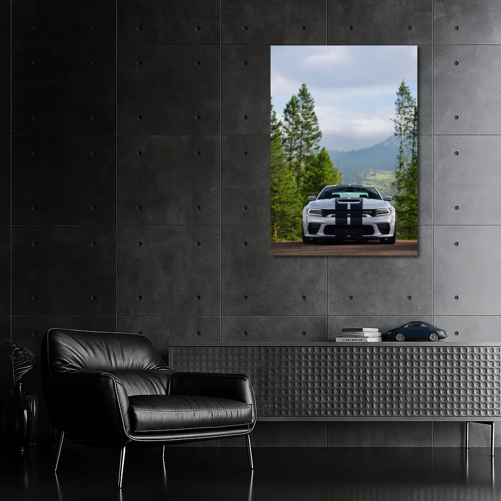 Dodge Charger SRT Forest Mountain Road – Wall Art