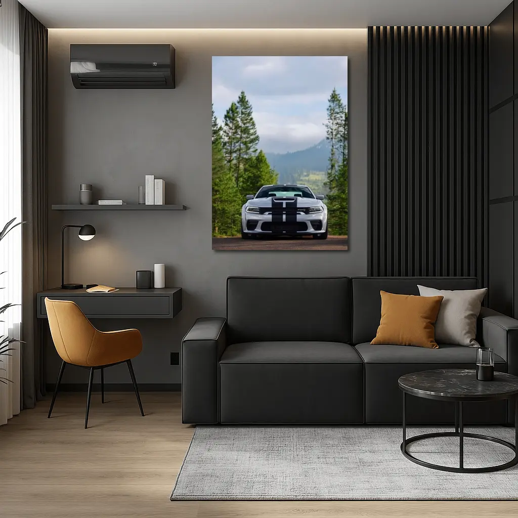Dodge Charger SRT Forest Mountain Road – Wall Art