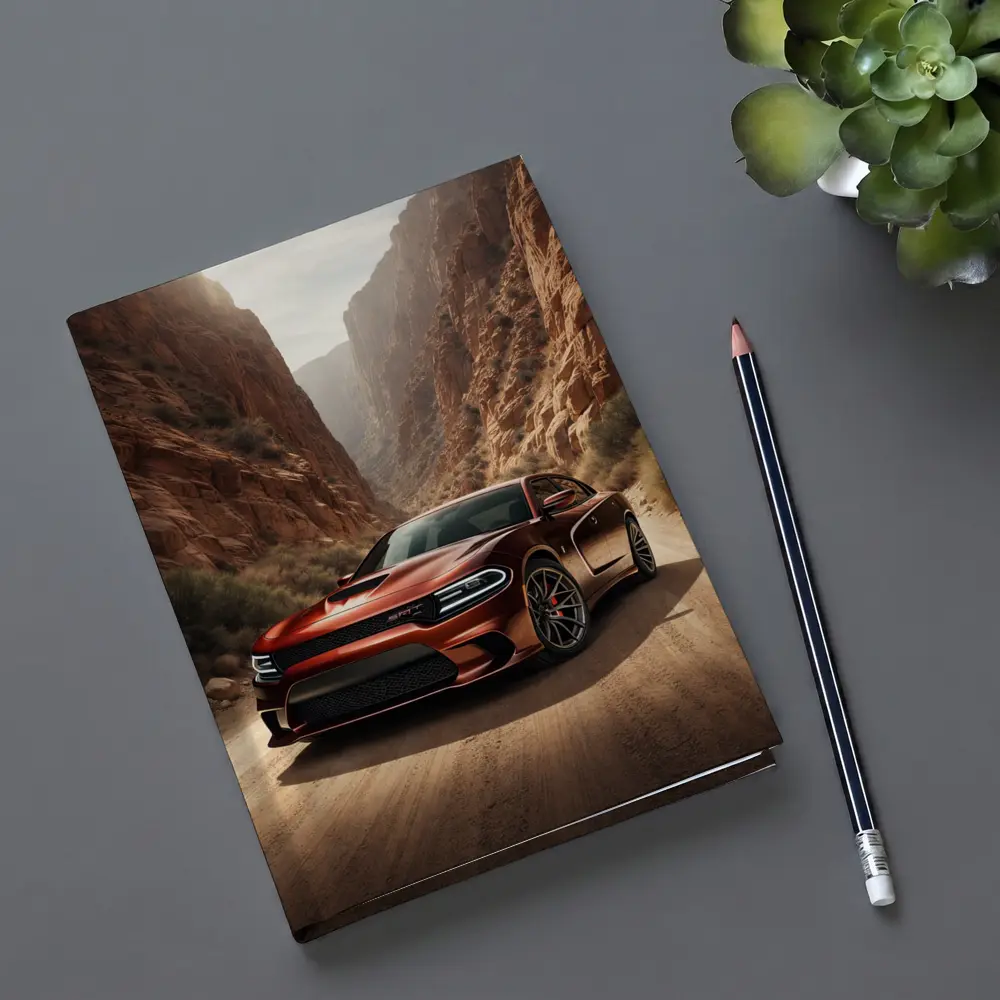 Dodge Charger SRT Canyon Desert Road – Notebooks