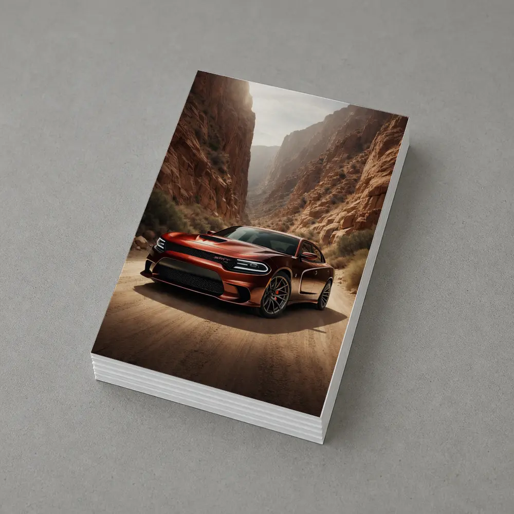 Dodge Charger SRT Canyon Desert Road – Postcards