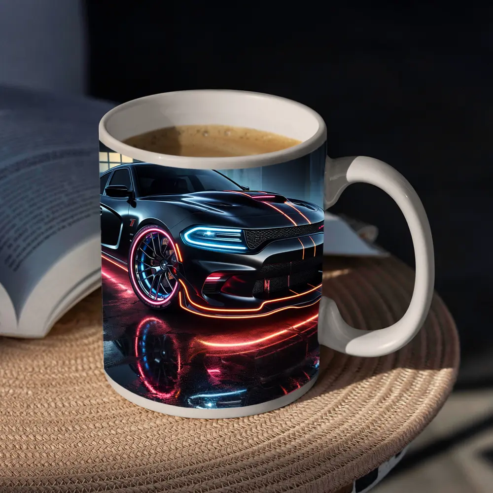 Dodge Charger SRT Hellcat Neon Night – Mugs