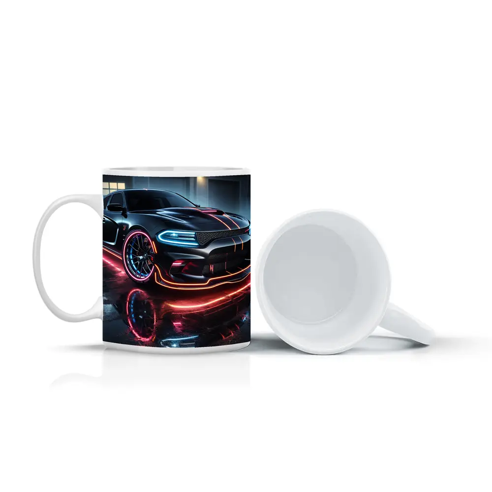 Dodge Charger SRT Hellcat Neon Night – Mugs