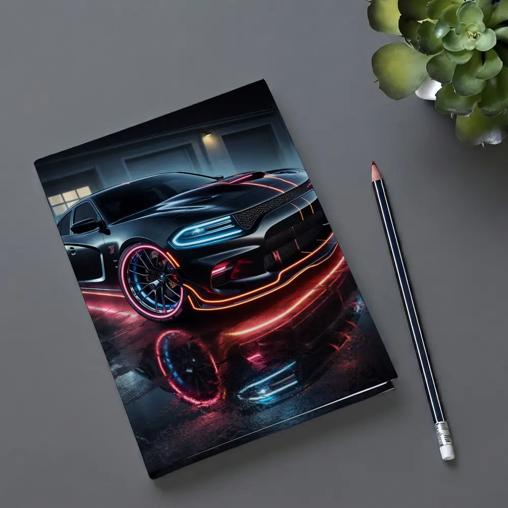 Dodge Charger SRT Hellcat Neon Night – Notebooks