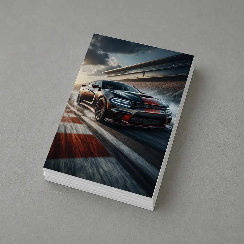 Dodge Charger SRT Hellcat On Racing Track – Postcards