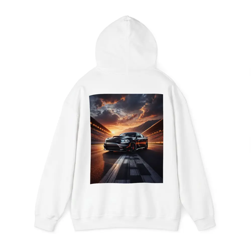Dodge Charger SRT Hellcat Sunset Racing Track – Hoodies
