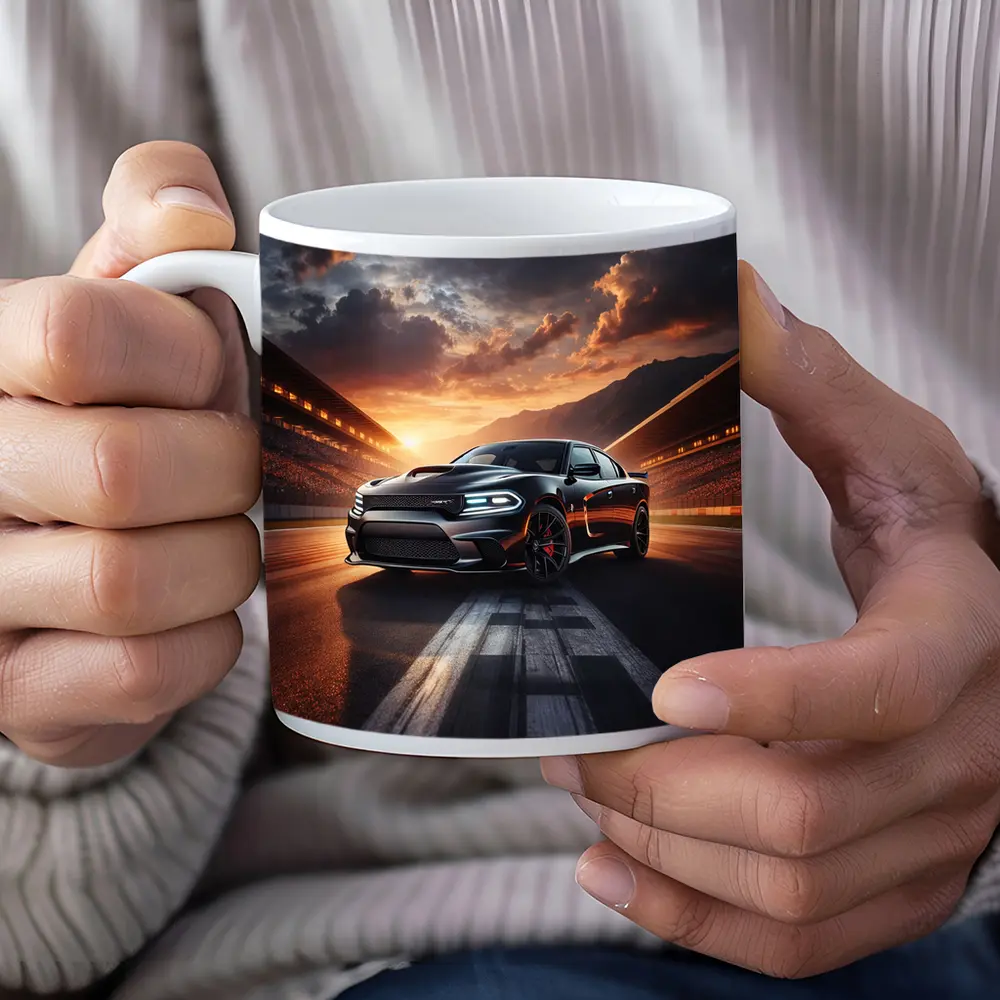 Dodge Charger SRT Hellcat Sunset Racing Track – Mugs