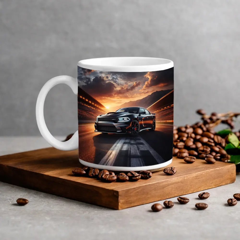 Dodge Charger SRT Hellcat Sunset Racing Track – Mugs