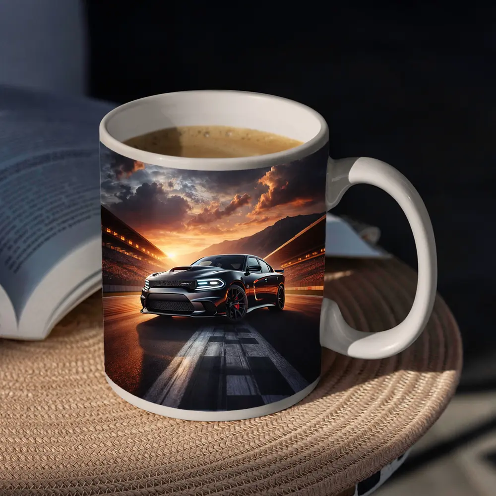 Dodge Charger SRT Hellcat Sunset Racing Track – Mugs