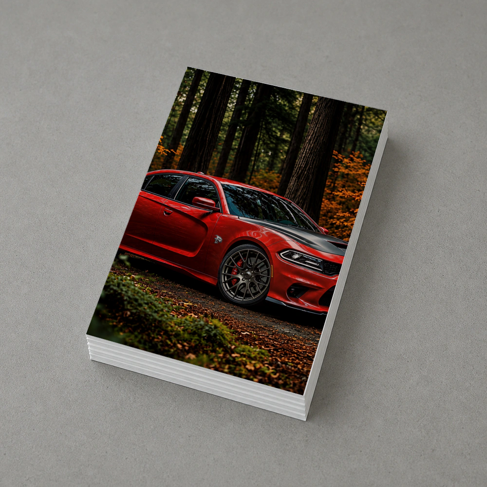 Dodge Charger SRT Hellcat Red Forest – Postcards