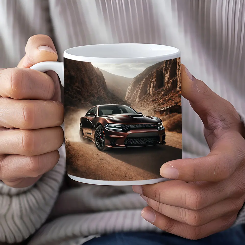 Dodge Charger SRT Hellcat Canyon Dust Road – Mugs