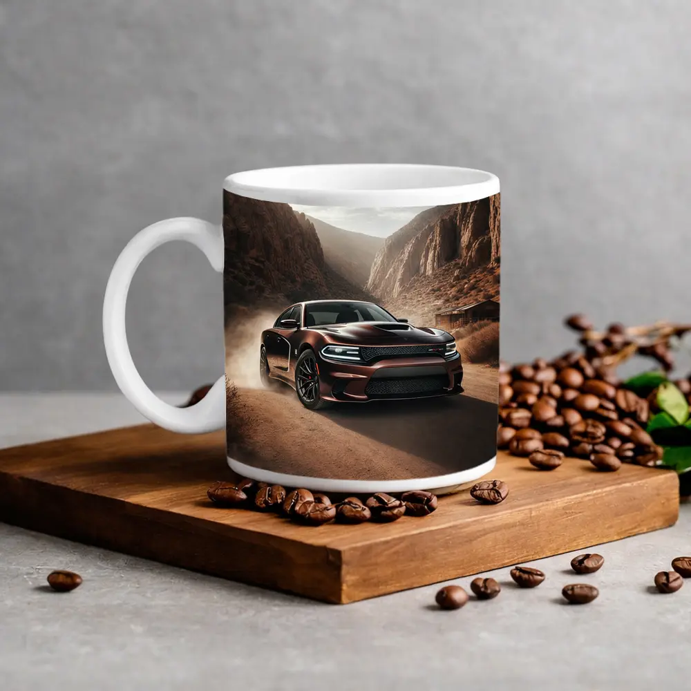 Dodge Charger SRT Hellcat Canyon Dust Road – Mugs