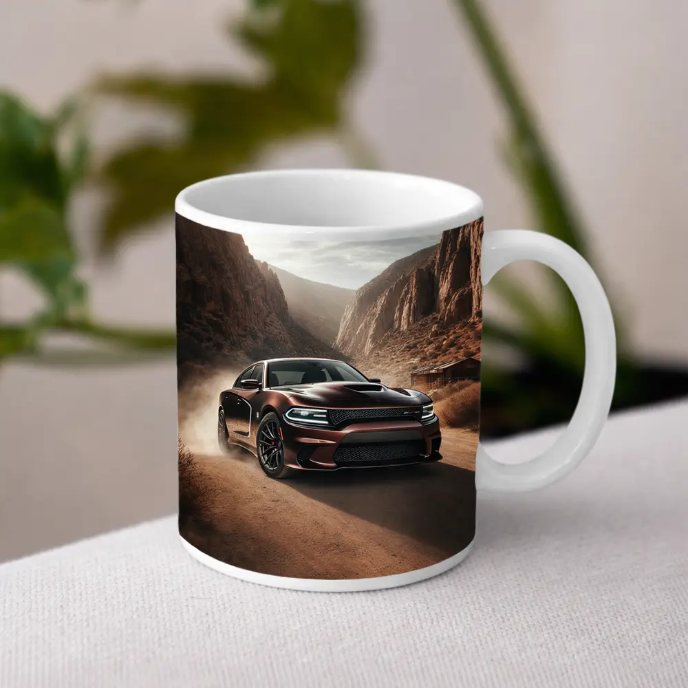 Dodge Charger SRT Hellcat Canyon Dust Road – Mugs