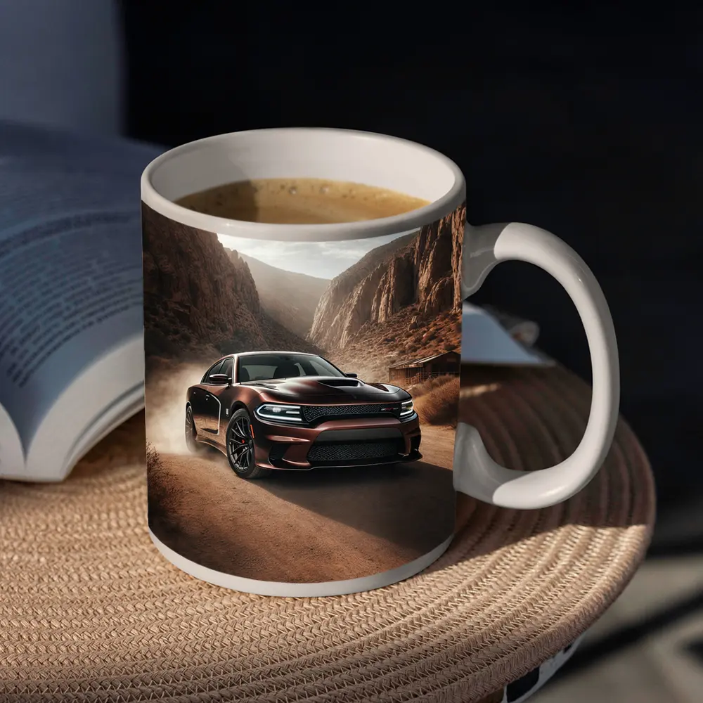 Dodge Charger SRT Hellcat Canyon Dust Road – Mugs