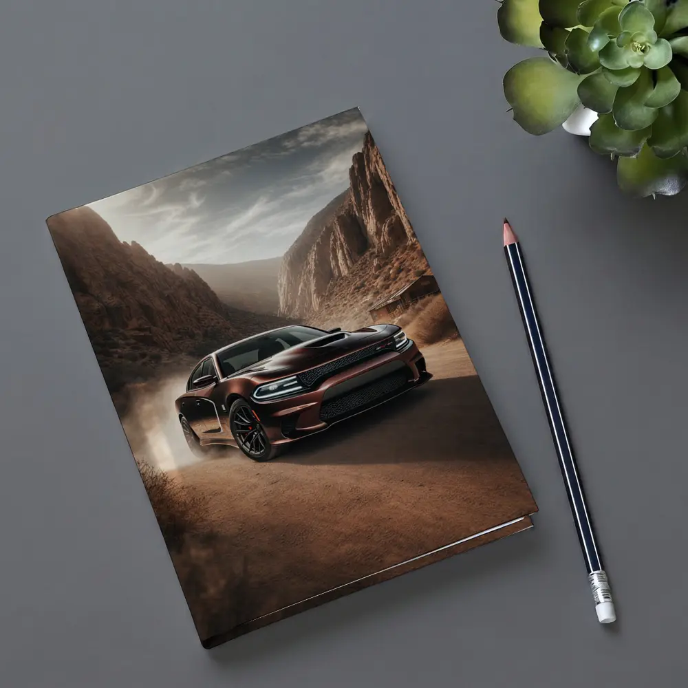 Dodge Charger SRT Hellcat Canyon Dust Road – Notebooks