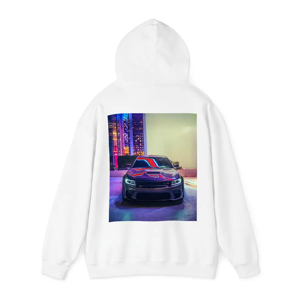 Dodge Charger Neon City Night Street – Hoodies