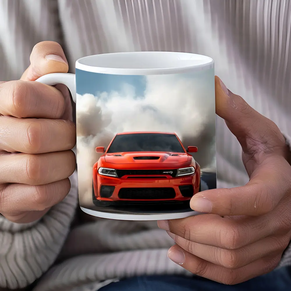Dodge Charger SRT Burnout Smoke Track – Mugs