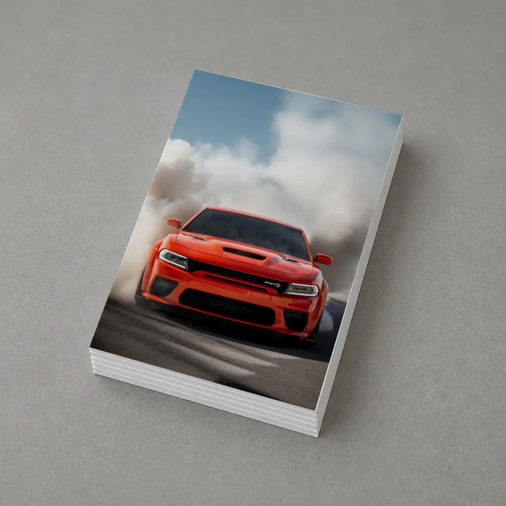 Dodge Charger SRT Burnout Smoke Track – Postcards