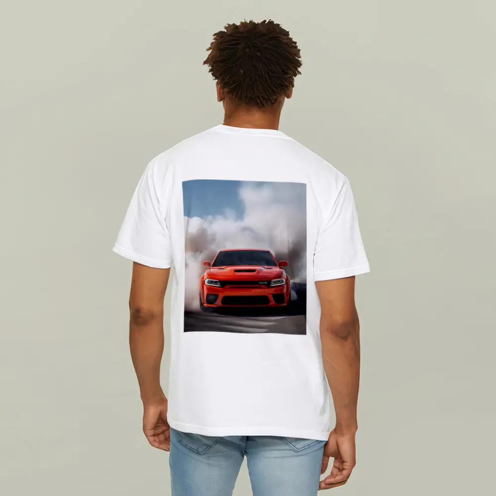 Dodge Charger SRT Burnout Smoke Track – T-Shirts