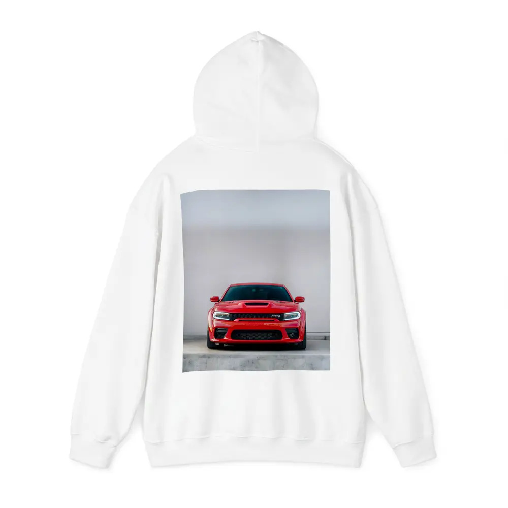 Red Dodge Charger SRT Hellcat Front View – Hoodies