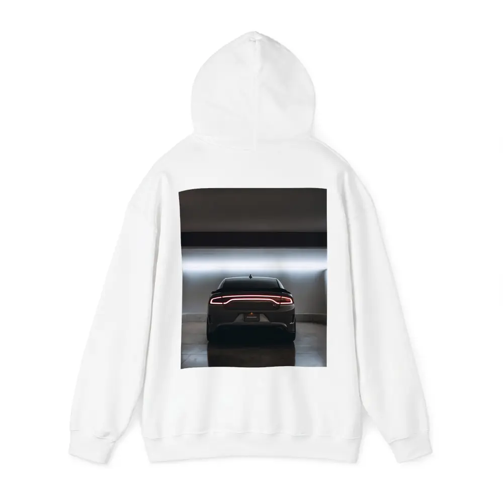 Dodge Charger Rear View Underground Parking – Hoodies