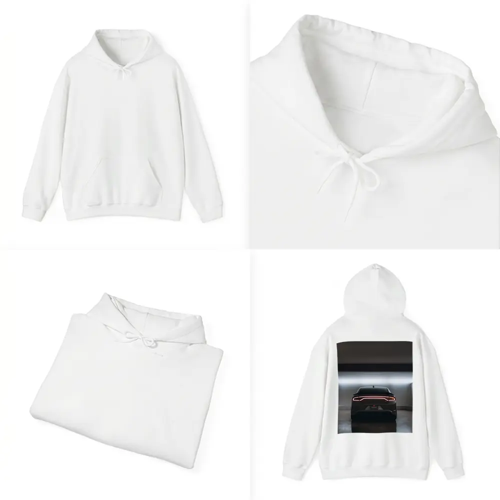Dodge Charger Rear View Underground Parking – Hoodies