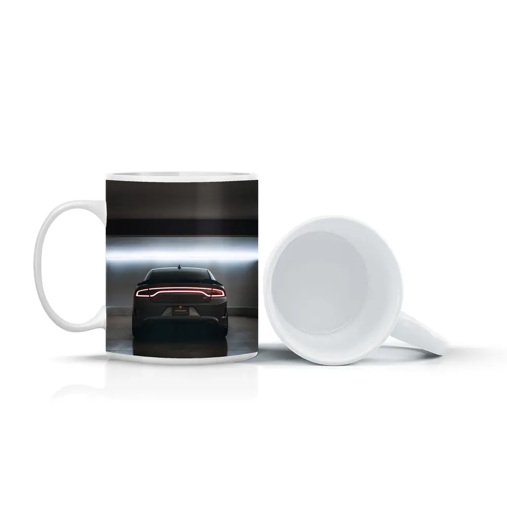 Dodge Charger Rear View Underground Parking – Mugs