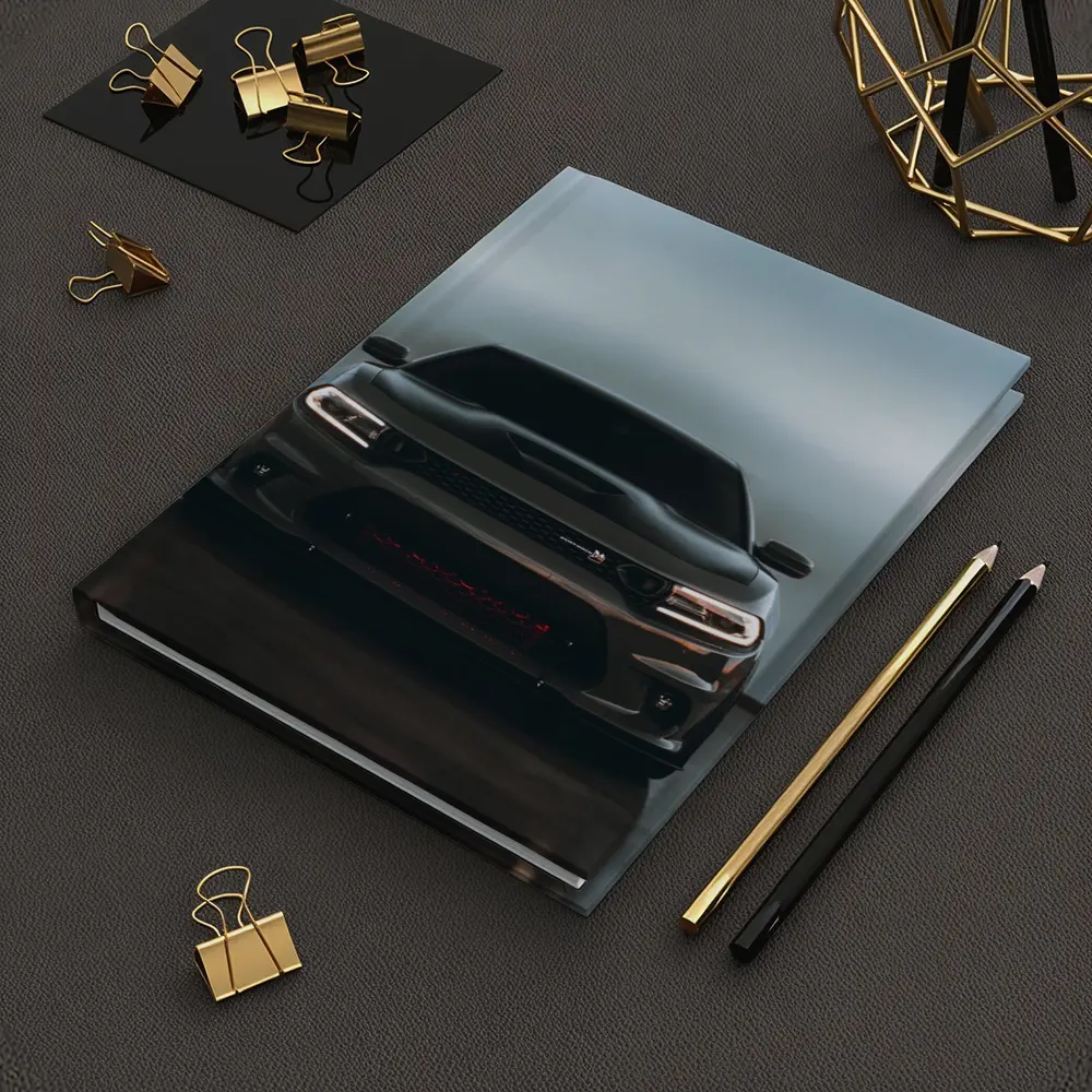 Dodge Charger Dark Front View Studio – Notebooks