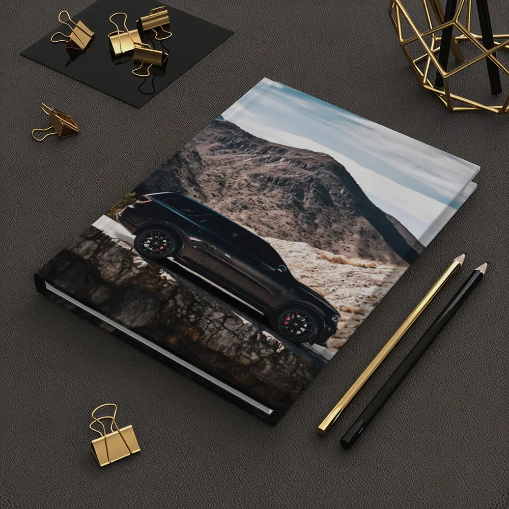 Dodge Durango Black SUV Mountain Background – Notebooks
