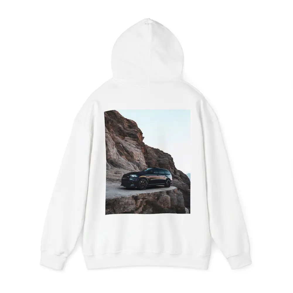 Dodge Durango Black Rocky Mountain Backdrop – Hoodies
