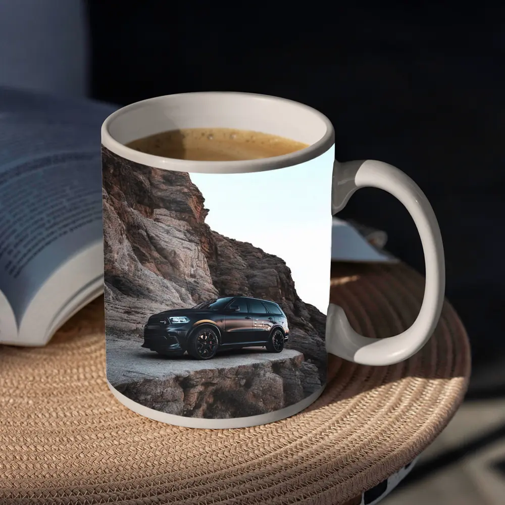 Dodge Durango Black Rocky Mountain Backdrop – Mugs