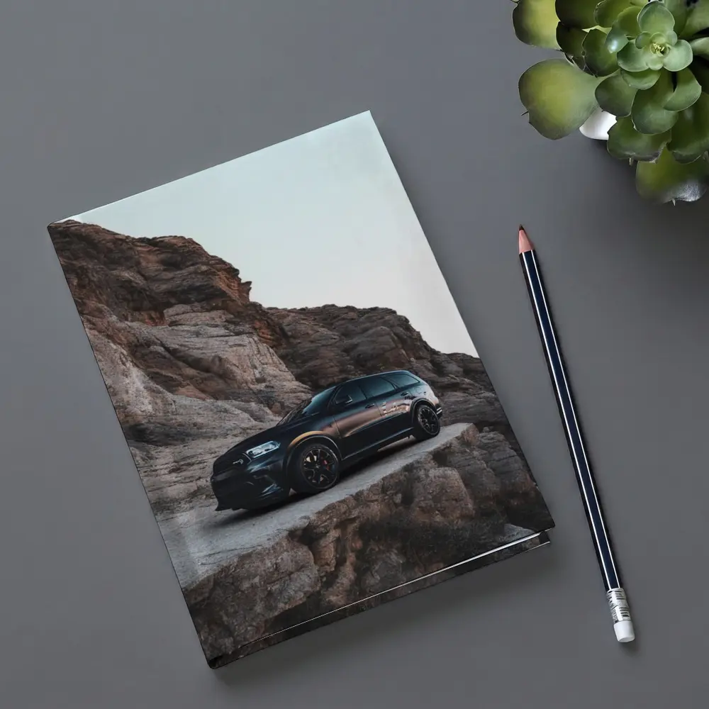 Dodge Durango Black Rocky Mountain Backdrop – Notebooks