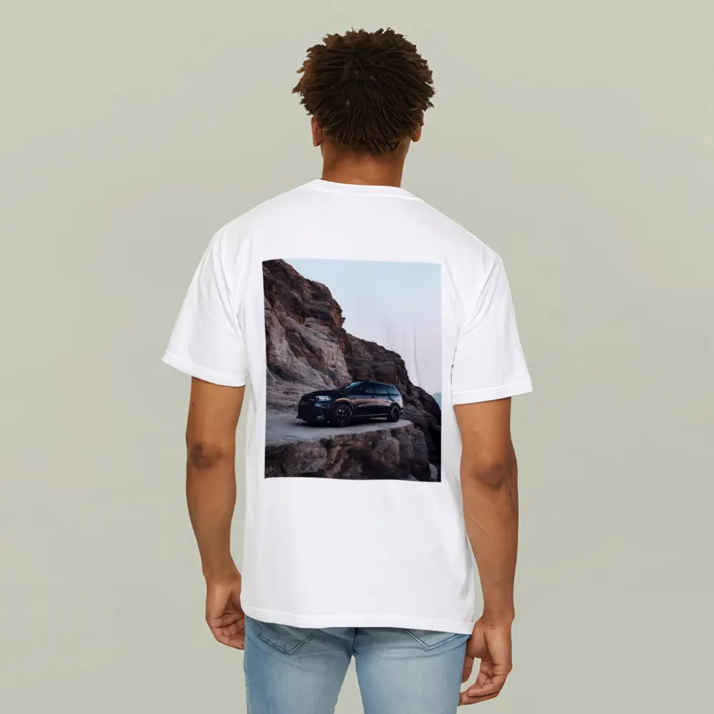 Dodge Durango Black Rocky Mountain Backdrop – T-Shirts