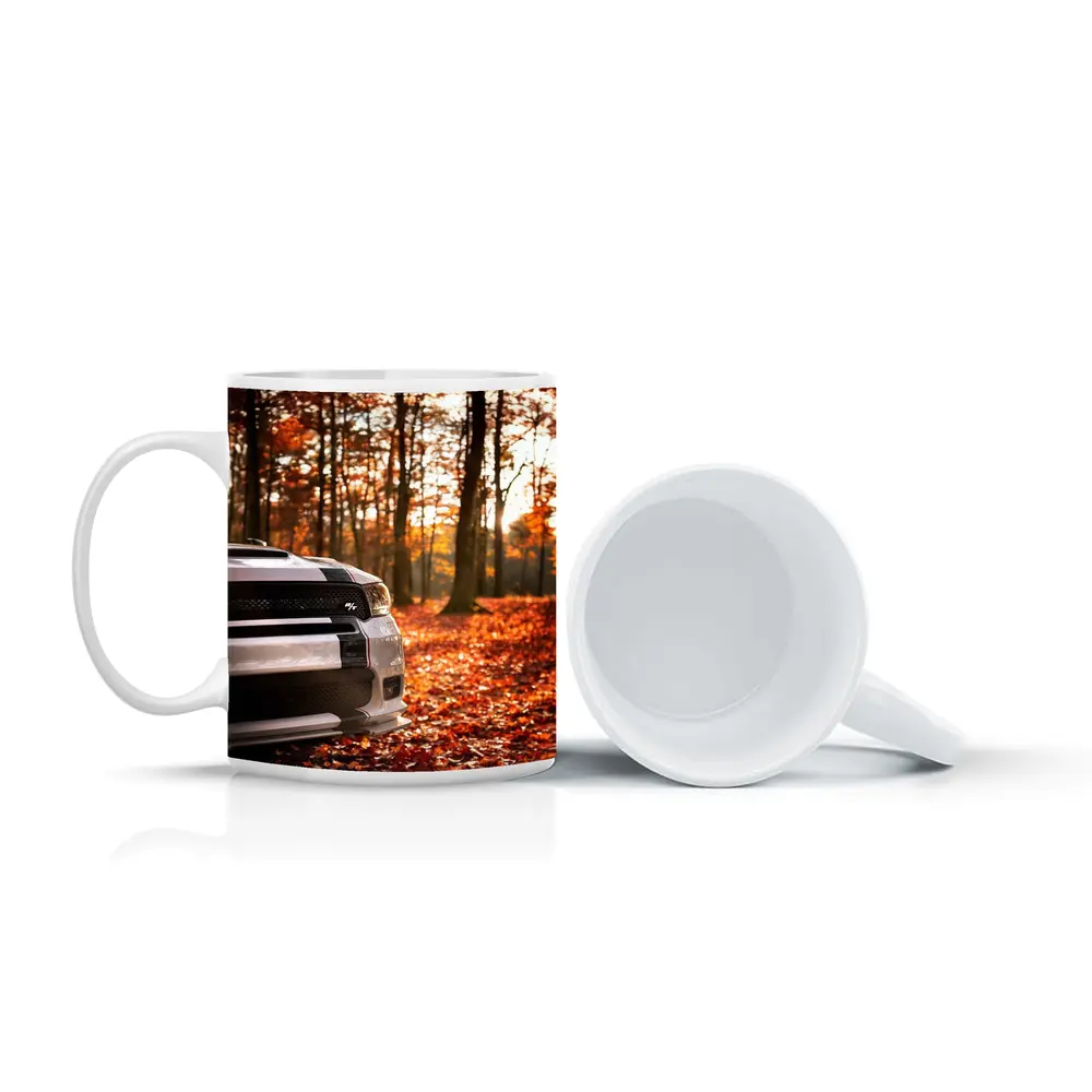 Dodge Durango RT White Autumn Forest – Mugs
