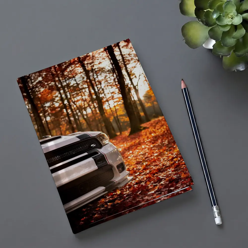 Dodge Durango RT White Autumn Forest – Notebooks