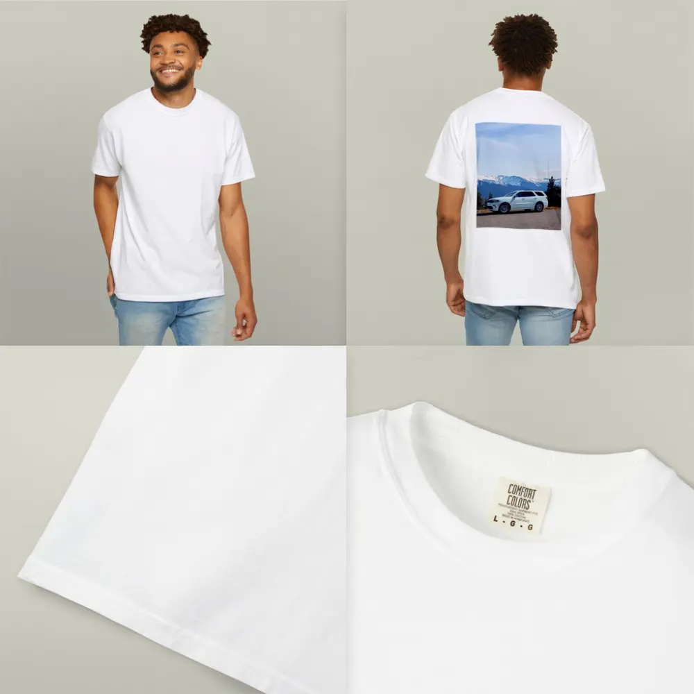 Dodge Durango SUV Snow Capped Mountain Backdrop – T-Shirts