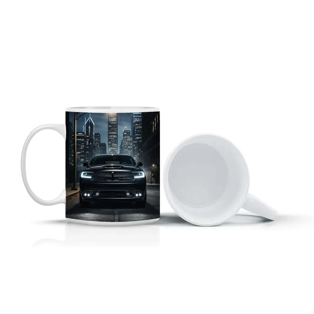 Dodge Durango Black SUV City Night – Mugs