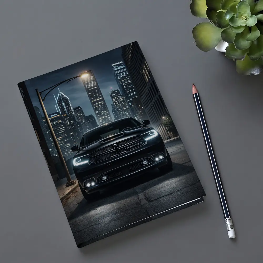 Dodge Durango Black SUV City Night – Notebooks