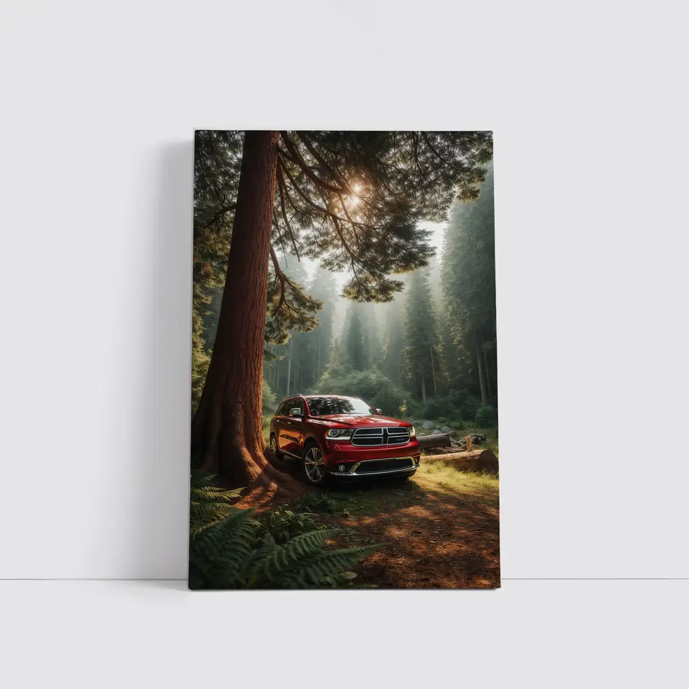 Dodge Durango SUV Deep Forest Setting – Wall Art