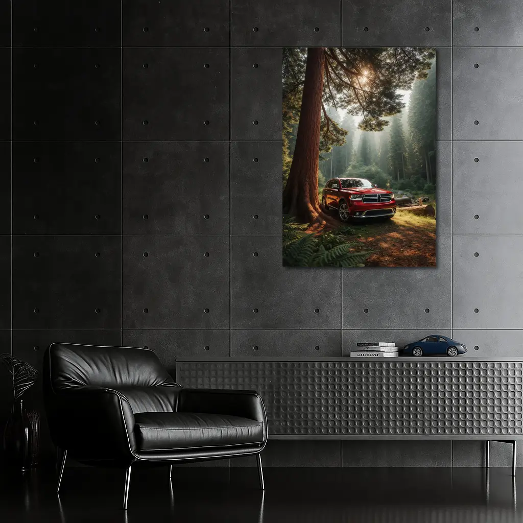 Dodge Durango SUV Deep Forest Setting – Wall Art