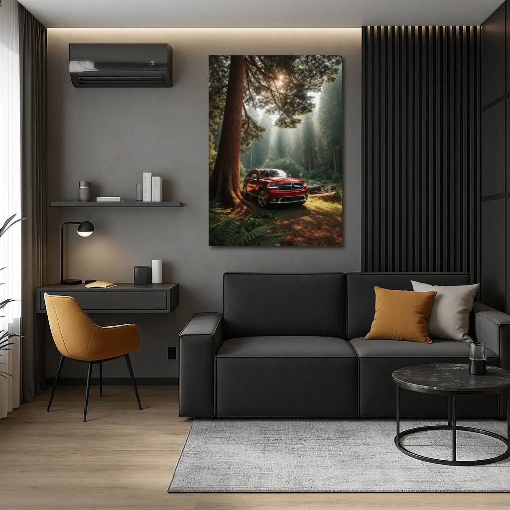 Dodge Durango SUV Deep Forest Setting – Wall Art