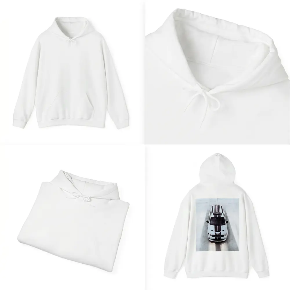 Dodge Durango SRT White Racing Stripes Overhead – Hoodies
