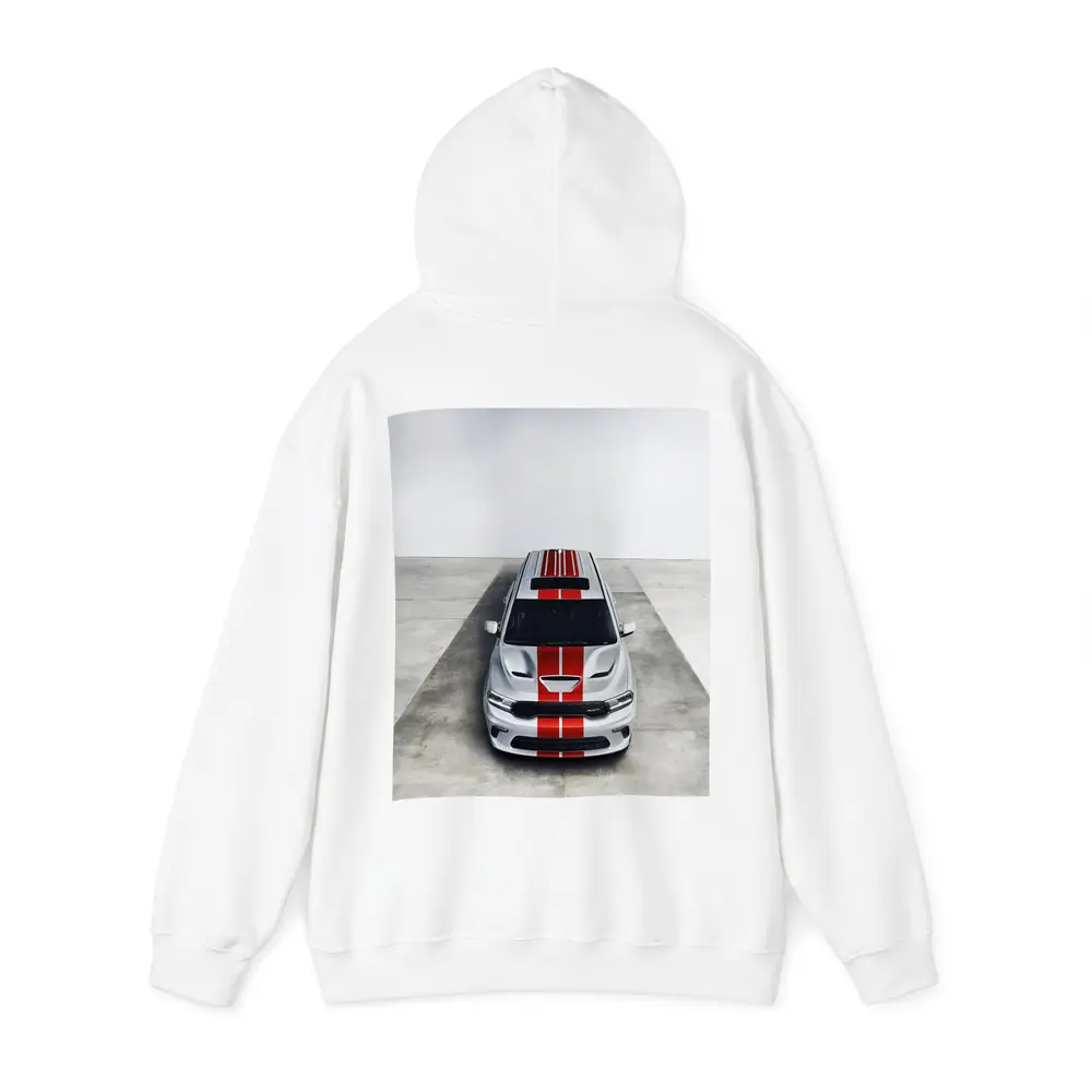 Dodge Durango SRT Silver Red Stripes Studio – Hoodies