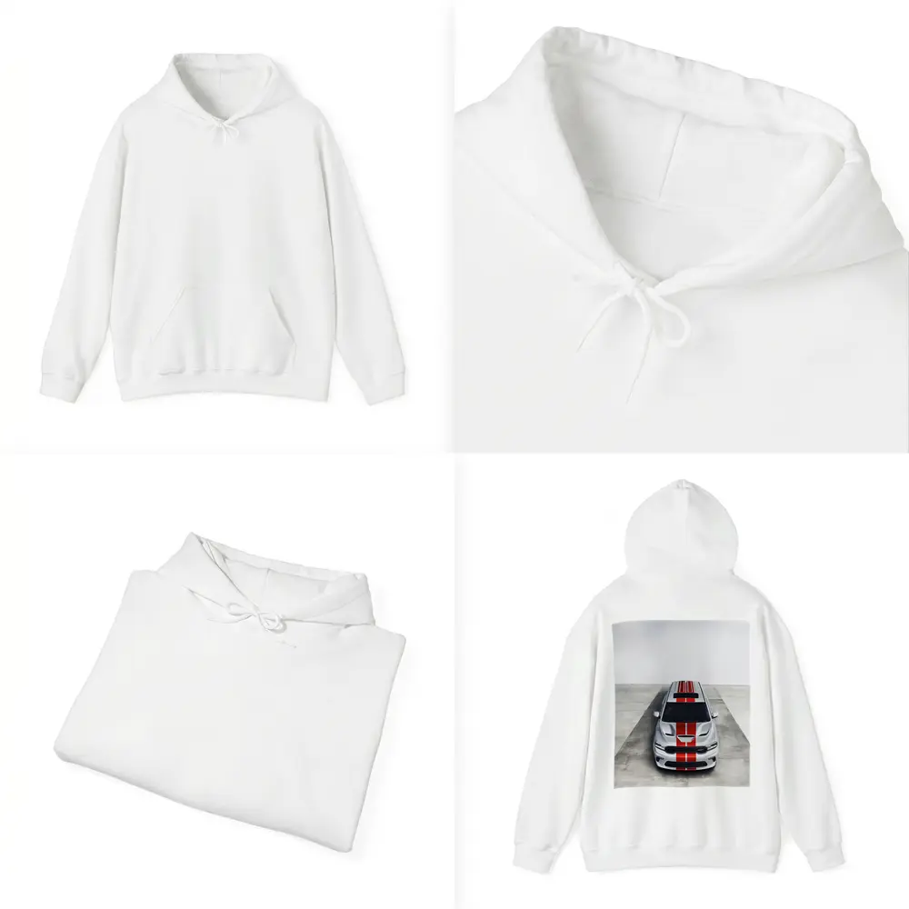 Dodge Durango SRT Silver Red Stripes Studio – Hoodies